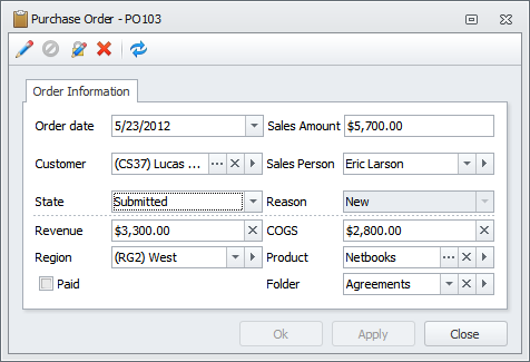 Purchase Order Tracking